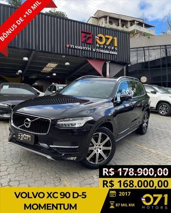 VOLVO XC90 2.0 D5 DIESEL MOMENTUM AWD GEARTRONIC